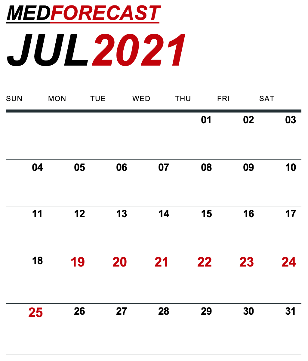 Medical News Forecast for July 19-25